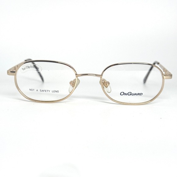 OnGuard Other - OnGuard 085 Gold Oval Eyeglasses Frames‎ 140 OG Z87-2 CSA Z94.3 Mens 22208
